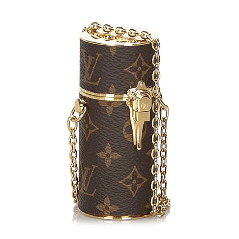 louis vuitton monogram lipstick case.